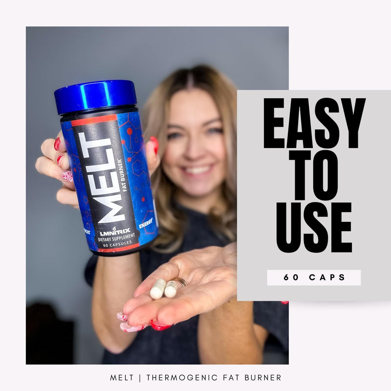 MELT EXT - Extreme Thermogenic Fat Burner - Powerful Weight Loss Aid, Stronger Than Most Diet Pills - True Plateau Destroyer - Lose Weight Fast for Men and Women - Real Results - 60ct - BeesActive Australia