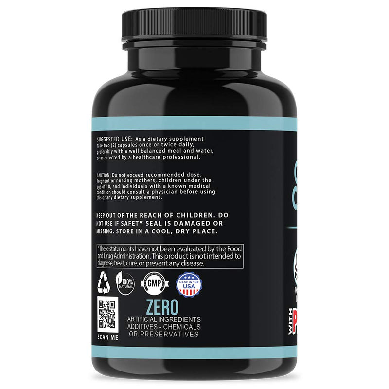 Angry Supplements Garcinia Cambogia with Probiotics, Gut Health Multivitamin w. Vitamins A, C, D, E, K, B2, Zinc, Selenium, Copper, Chromium + Herbal Blend Capsules (1-Bottle, 60ct) 60 Count (Pack of 1)