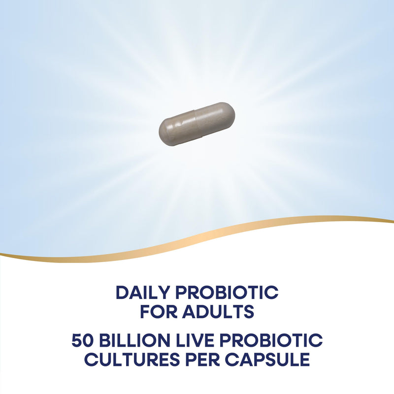 Nature's Way Extra Strength(1) Fortify Probiotic,Probiotics for Digestive Health,Prebiotics,50 Billion Live Cultures,Digestive & Immune Health Support*,30 Capsules,(Pack of 2) 30 Count (Pack of 2)