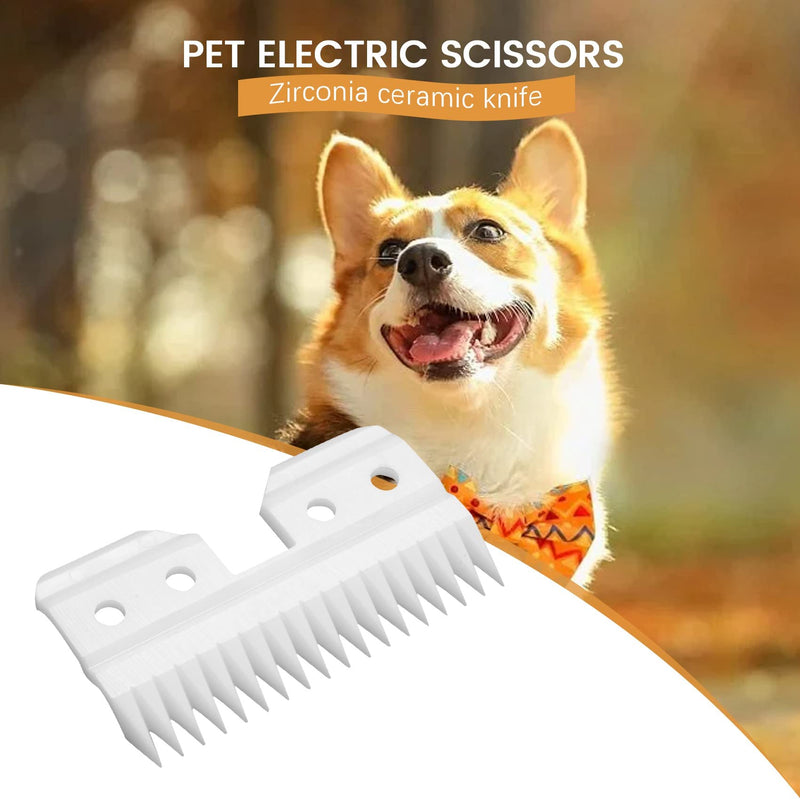 Boerunid 10 pieces/lot replaceable ceramic 18 teeth pet ceramic clipper cutting knife for A5 series - BeesActive Australia