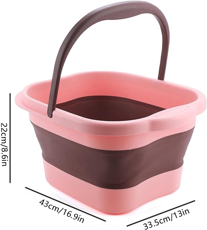 Foldable Foot Bath Tool - Tub Basin Tools Foot Spa Foldable Foot Bath Tub | Foot Soaking Bath Basin Foldable Foldable Foot Bath Bucket Tub for Home Spa Outdoor Travel - BeesActive Australia
