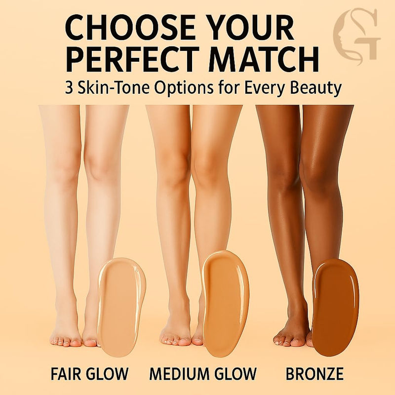 Leg Concealer & Extra Large Body Makeup Brush Set – Full Coverage Foundation Brush for Scars, Stretch Marks, Veins, Blemishes – Kabuki Brush for Flawless Tan & Leg Concealer Application - BeesActive Australia