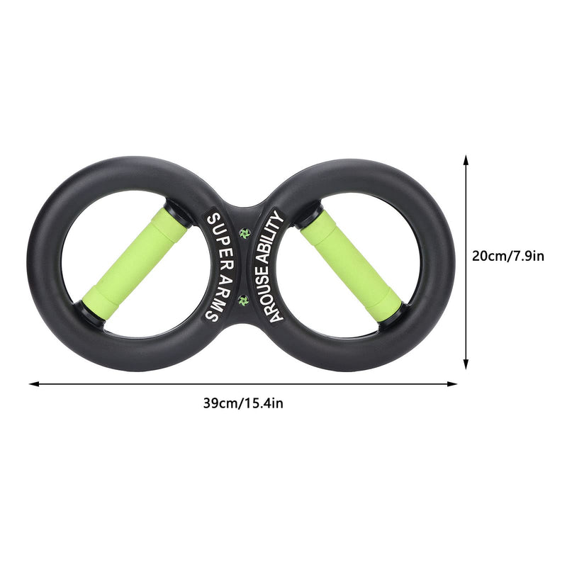 Grip Strength Trainer,ANGGREK Arm Force Exercising Tool 8 Shaped Promote Circulation Wrist Strength Trainer Fitness Equipment 10kg