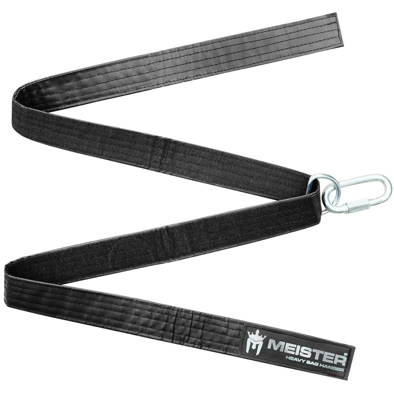 Meister Heavy Bag Hanger Strap Mount for Boxing & MMA Punching Bags - Black 80" Length (200cm)