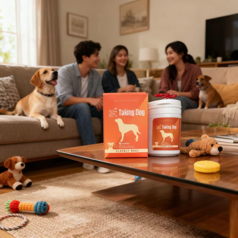 Brain Function Support Aging Pet Nutritional Supplement (up to 50 lbs)/Taking Dog TD59010B Nutritional Supplement for Elderly Dogs- 30 / Box