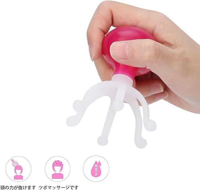 Head Scalp Equipment, 2 Pieces, 6 Claw Heads, Head Spa, Hand Header, Scalp Home Travel, Portable Relaxation, Stress Scalp Nail Manual Head Tool, Easy Operation, Manual Scalp Brush, Scalp Tongue Pleasure, Refreshing Head Claws, Husband, Best Friend - BeesActive Australia