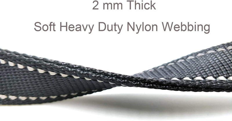 Short Dog Leash Heavy Duty Dog Leash with Comfortable Padded Handle Reflective Training Dog leashes for Medium Large Dogs Up to 80lbs Black 13.5 inch - BeesActive Australia