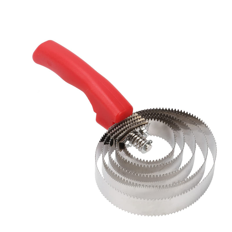 Curry comb 6 Ring Horse Shedding Comb Stainless Steel Spiral Curry Comb for Sheep Horses Cows Relieve Itching(5 turns) - BeesActive Australia