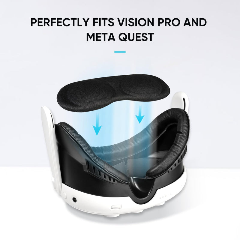 2 Pack Lens Protector Cover Accessories Compatible with Apple Vision Pro, Oculus Meta Quest 3/Quest 2/Quest, Rift S and Vive Index, Protects VR Lenses from Sunlight, Scratches and Dust - BeesActive Australia
