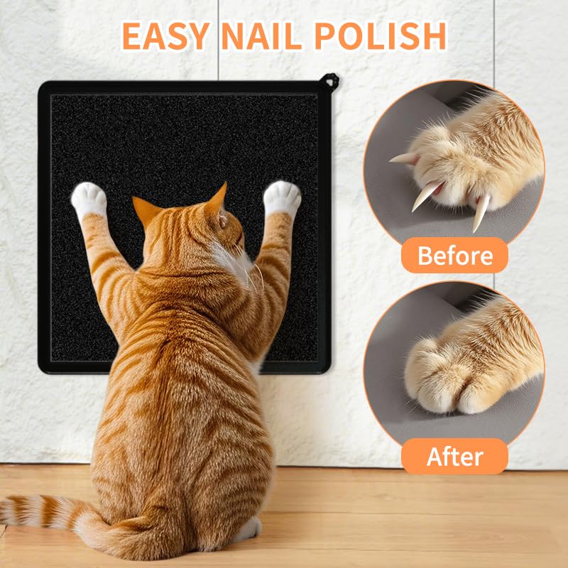 Silicone Pet Nail Care Pad Claw Scratch Board for Dog and Cat File Toy Replaceable Sandpaper to Shorten a Pet Nail - BeesActive Australia