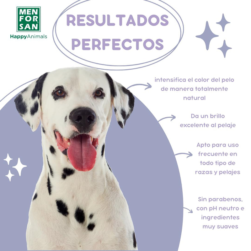 MENFORSAN White Shampoo for Dogs | Color intensification | Shine enhancer | Removes orange tones | Deep moisturizer | 1L - BeesActive Australia