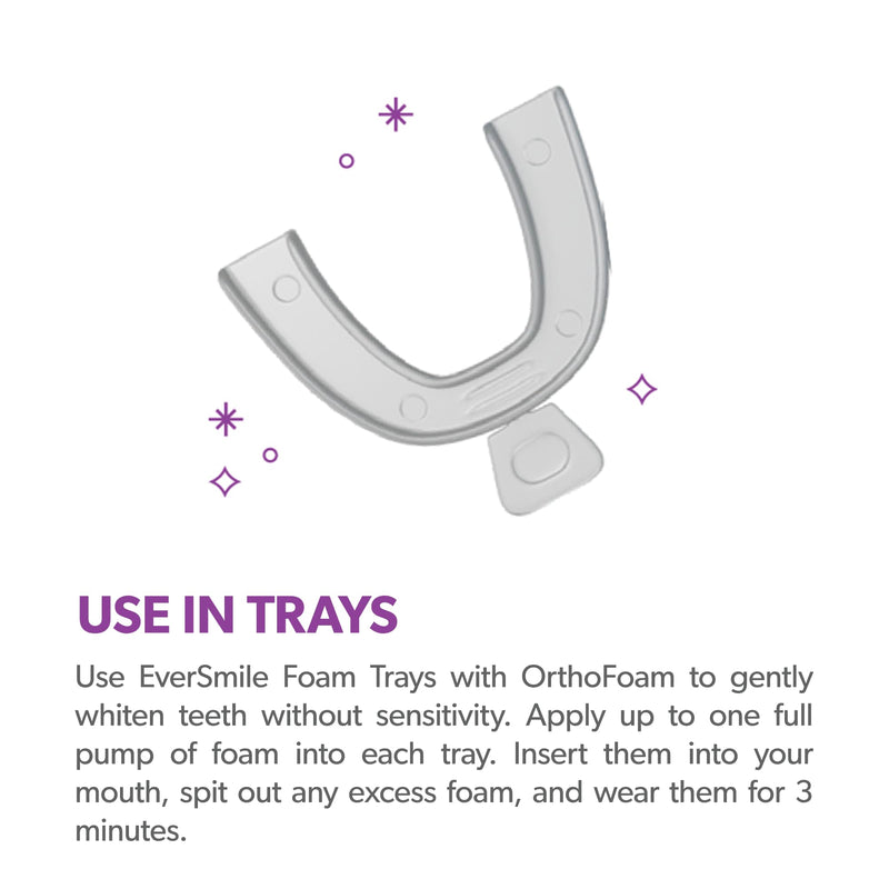 EverSmile OrthoFoam Braces Cleaner ‚Äî Brushable Foam Whitens Teeth, Eliminates Bacteria, Fights Plaque and Bad Breath ‚Äì Cleans Under Metal, Ceramic, Clear Brackets and Wires ‚Äì 50ml 1.69 Fl Oz 1 Pack