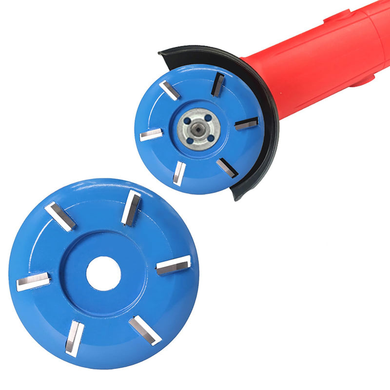 Arinda Goat Hoof Trimmers Tool - Professional Electric Hoof Trimming Disc, Metal Wood Carving Tools for Angle Grinder Attchments, Horses Cow Foot Repair (Blue 6 Teeth) Blue 6 Teeth