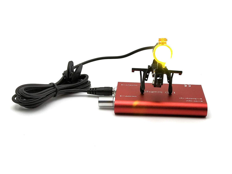 3W LED Medical Head Light Lamp with Filter Clip-on Style Red