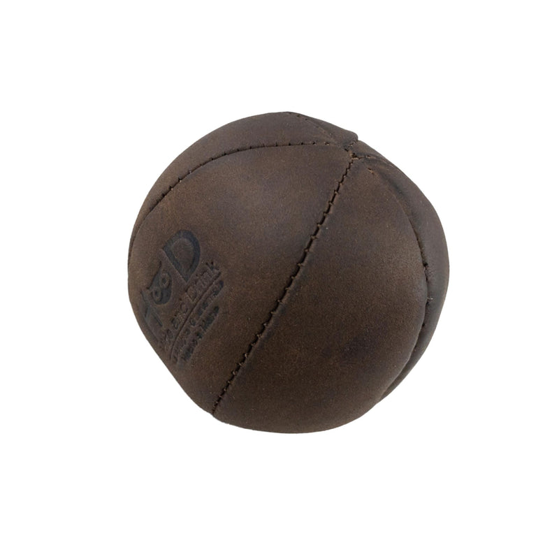 Hide & Drink, Stress Ball, Relieve Fidgeting and Anxiety, Exercise Hand, Squishy Tension Accessory, Great for the Office, Classic Style, Full Grain Leather, Handmade, Bourbon Brown