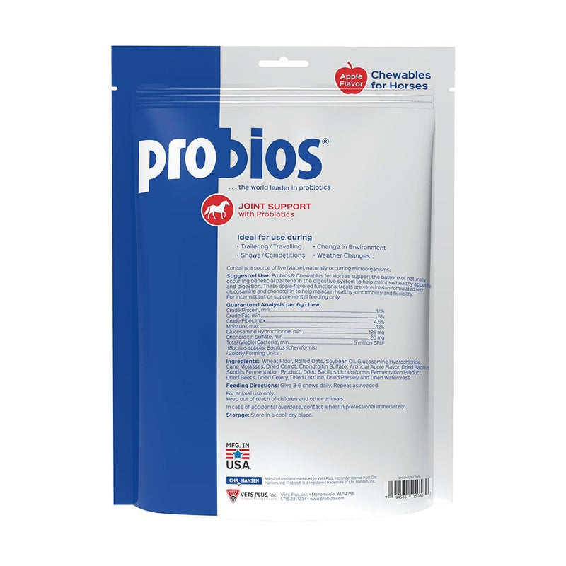 Probios Horse Treats for Hip and Joint with Glucosamine, 1-Pound