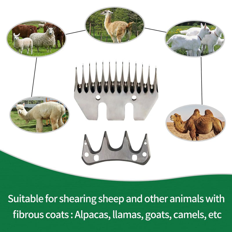 Sheep Shears Blades Straight 13-Tooth Wool Shearing Comb and Cutter - BeesActive Australia