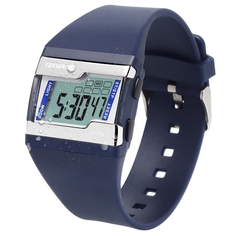 10 ATM Water Resistant Digital Wristwatch for Swimming and Diving with Multiple Functions of Lap Stopwatch, Alarm Clock, Calendar and Backlight - BeesActive Australia