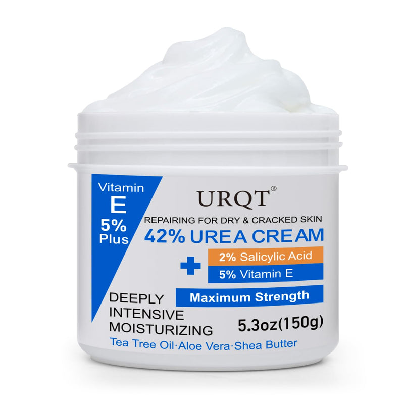 42% Urea Cream for Dry & Cracked Skin - Foot & Hand Cream with 2% Salicylic Acid, 5% Vitamin E, Tea Tree Oil, Aloe Vera, Shea Butter - Moisturizer & Skin Repair Cream for Feet Maximum Strength - BeesActive Australia