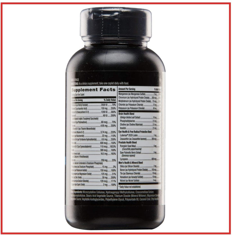 GNC Mega Men 50 Plus One Daily, 60 caps