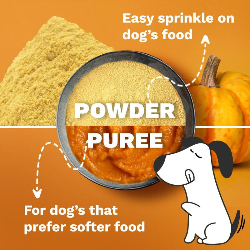Pumpkin Powder for Dogs (260g) | Pumpkin Puree for Dogs | Fibre Supplement For Loose Stools Digestion, Weight Management & Immune Health | 100% Natural Ingredients | Poki Pet Care 260g (Pack of 1)