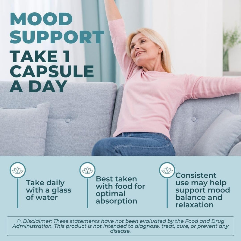 Swiss Activa+ Labs Calm & Stress Support for Women, Ashwagandha & Rhodiola | Relaxation & Mood Balance Support, GABA & L-Theanine, Natural Herbal Supplement for Women, 30 Day Supply 30 Count (Pack of 1)