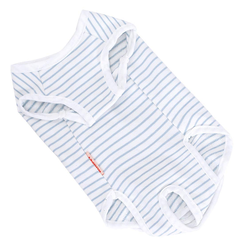 VICTORIE Pets Protective Clothing Recovery Suit Vest Surgery for Use After Sterilization Animal Skin Diseases for Dogs Cats Puppy White L White - BeesActive Australia