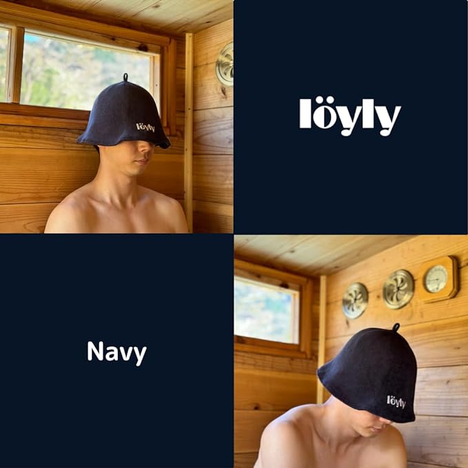 Loyly Sauna Hat, Washable, Towel Fabric, Cotton, Men's, Women's, Unisex, Gift, Sauna Goods -  Australia
