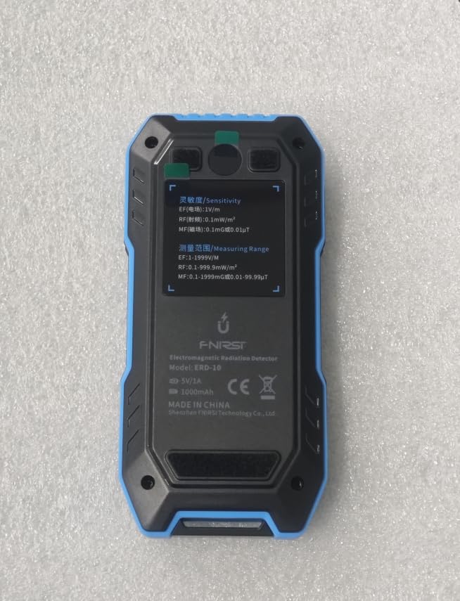 FNIRSI ERD-10 EMF Detector, Curve Display EMF Radiation Meter, Rechargeable EMF Reader Electromagnetic Field Detector for Home, Office, Ghost Hunting - BeesActive Australia