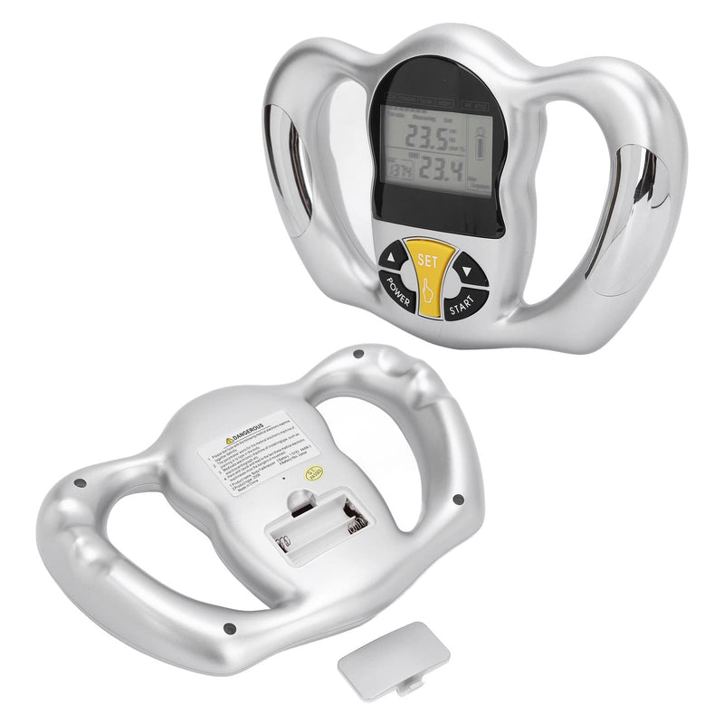 Handheld Body Fat Monitor, Portable Digital Body Fat Analyzer Meter with LCD Display, Multifunctional Body Fat Tester, Muscle Water Body Fat Loss Monitor for Weight Loss, Fitness - BeesActive Australia