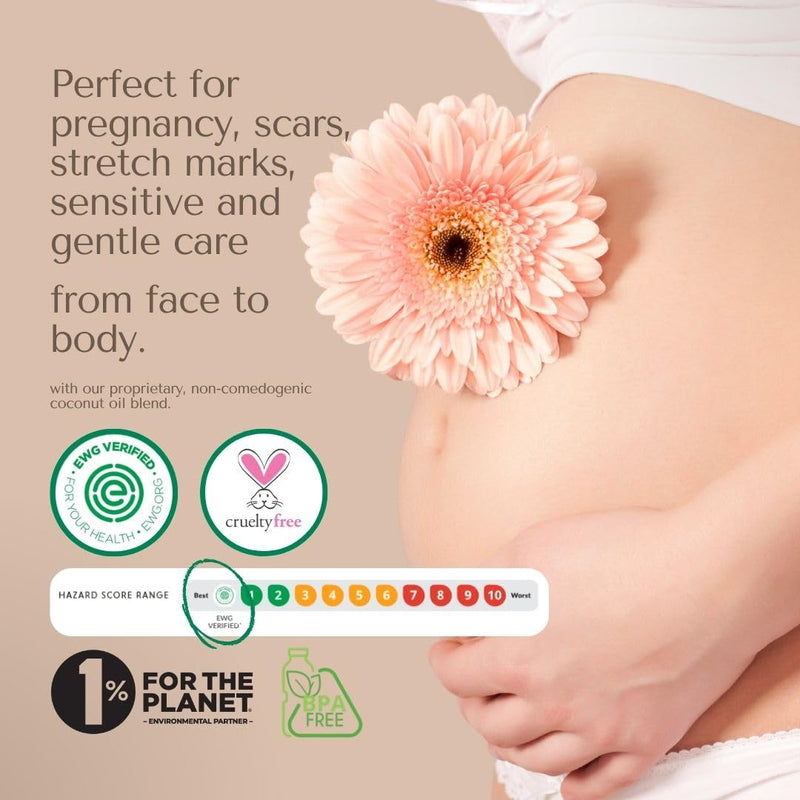 Organic To Green VANILLA CHAMOMILE COCO OIL & ALOE VERA – Face & Body Serum Oil & Skincare Moisturizer for Children, Babies, & Stretch Marks with Vitamin E, Calendula – Clean Beauty, Vegan, 5 oz 5 Fl Oz - BeesActive Australia