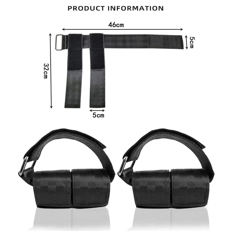 Dumbbell Foot Attachment, 2 Pcs Tibialis Trainer Strap Leg Lifting Weight Holder, Adjustable Ankle Weights Ankle Straps for Weight Lifting, Leg Workouts, Hip Flexors, Shin Splint, Hamstring Curls
