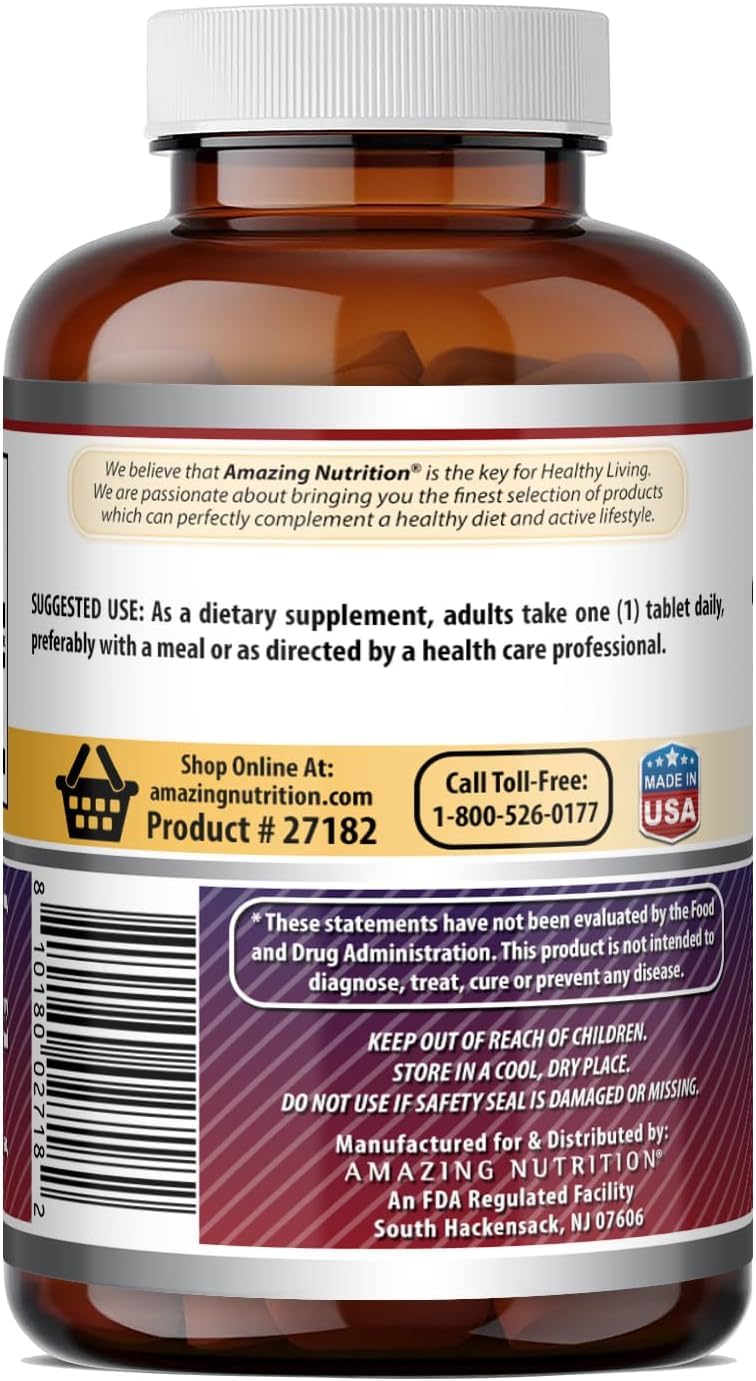 Amazing Formulas Inositol 1000mg Supplement | Tablets | Non-GMO | Gluten-Free | Made in USA (2 Pack, 120 Count) 1 Count (Pack of 1)