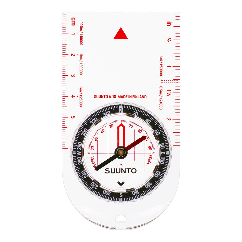 SUUNTO A-30 Compass: Compact, hiking compass with luminous markings in low light Northern Hemisphere Metric - BeesActive Australia