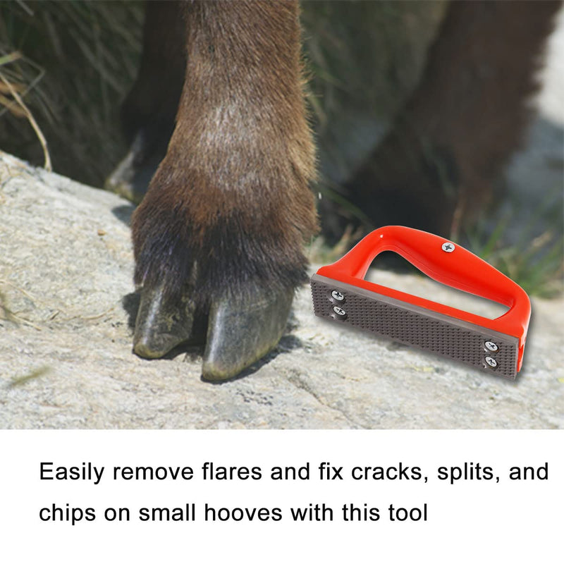 Wadoy Mini Hoof Rasp for Horses, Goat Feet Hooves, Hand-Held Rasp to Removes Excess Hoof Faster Horseshoe File Coarse Tooth for Foals, Goats and Other Animals - BeesActive Australia