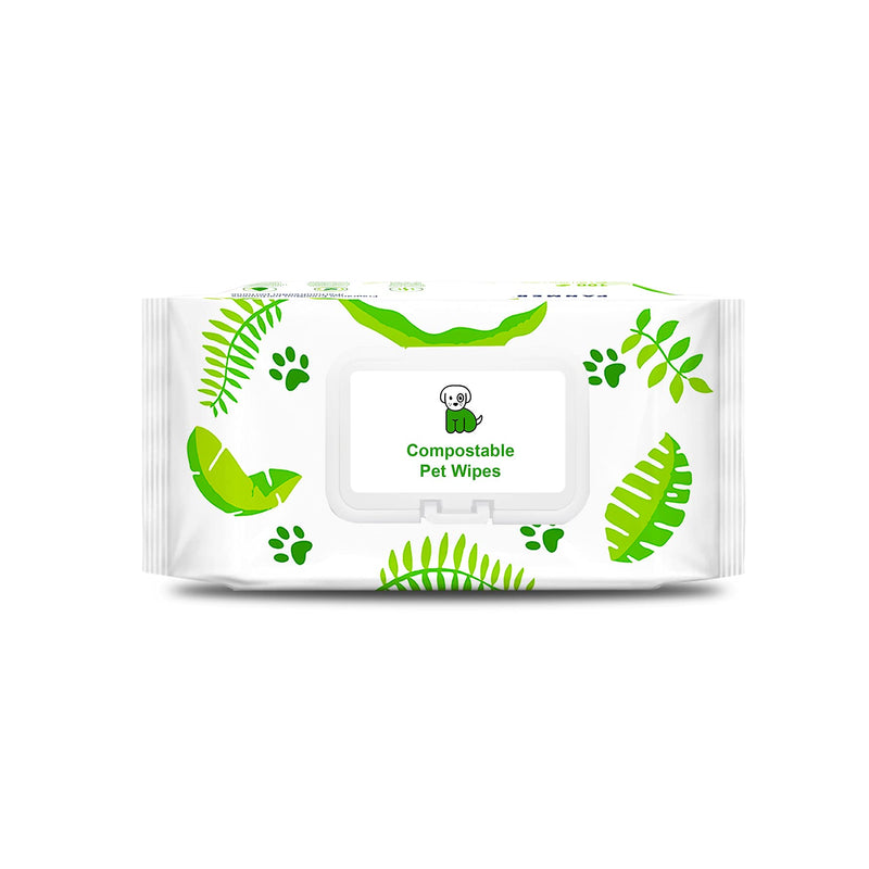 PANMER Pet Cleaning Wipes for All Pets Eco-Friendly Hypoallergenic Odorless Pack of 100 - BeesActive Australia