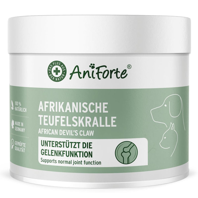 AniForte Devil's Claw Joint Powder for Dogs & Cats 250g - Devil's Claw Powder for Supporting Tendons & Ligaments, Mobility & Joint Function 250 g