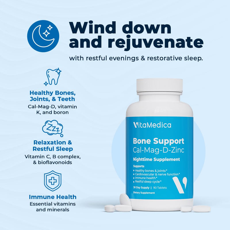 VitaMedica Day & Night Multivitamin Routine - 30-Day Supply | Energy & Mental Clarity, Bones & Joints, Beauty, Restful Sleep - Vitamins A, C, D, E, B-Complex, Magnesium, Biotin, Zinc