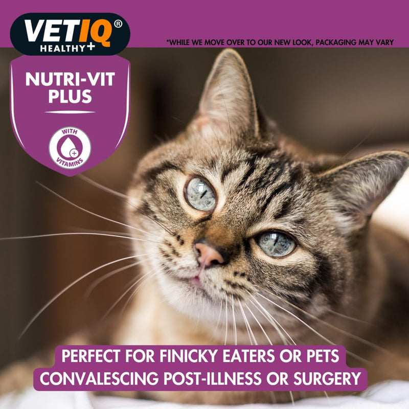 VETIQ Cat & Kitten Wellness Pack – Hairball & Nutrition support, Hairball Relief Bites & Nutri-Vit Plus Paste – High-Calorie Vitamin Supplement & Hairball Treats – Premium Cat Care Gift Set Cat Gift Set
