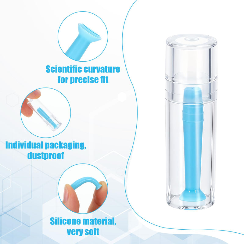 JIEYAO 6Pcs Contact Lens Remover Tool, Hard Contact Lens Plunger Silicone Eye Suction Cup Scleral Lenses Removal Tool for RGP