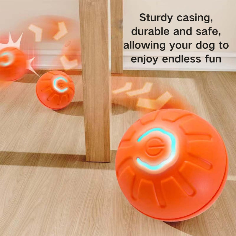 2PCS Shaky Ball for Dogs, Shaky Ball Toy for Dogs, Vibrating Dog Ball, Vibrating Ball for Dogs, Shaky Ball Moving Dog Toy, Automatic Moving Dog Toy Ball, Suitable for All Dogs (Orange+Blue) Mix - BeesActive Australia
