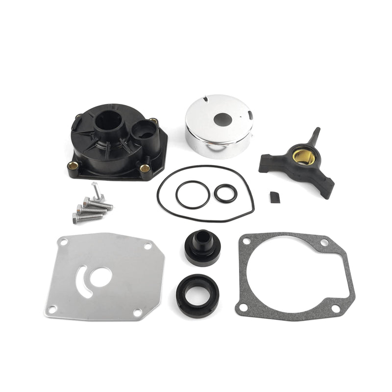 MARKGOO 438592 Water Pump Impeller Repair Kit with Housing for Johnson Evinrude OMC Outboard 35 40 48 50 HP Boat Motor Engine Parts Replacement Sierra Marine 18-3454 0433548 433549 0438592