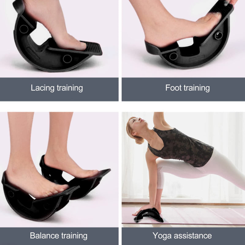 Foot Rocker Calf Stretcher, Feet Ankle & Leg Stretching for Achilles Tendinitis & Plantar Fasciitis Pain Relief, Shin Splint, Tight Calves, Arch & Heel Pain Relief - Ankle Wedge - BeesActive Australia