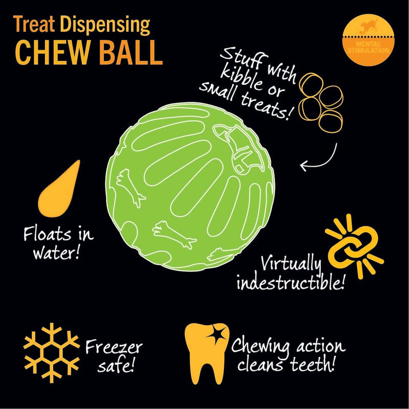 Treat Dispensing Chew Ball, Large - BeesActive Australia
