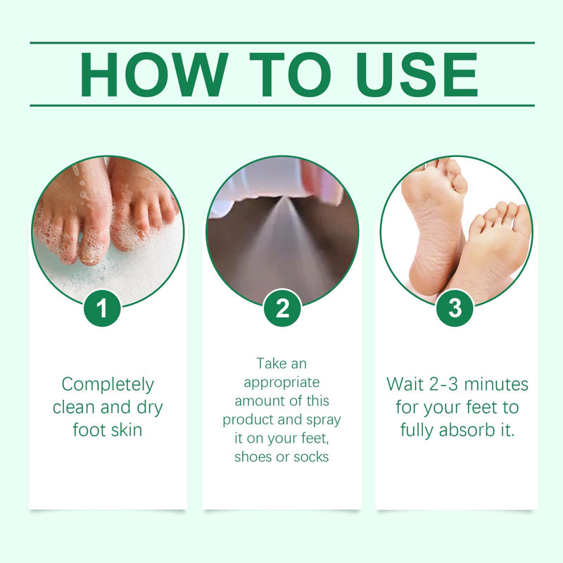 Foot Sanitizer Spray with Tea Tree Oil, Tea Tree Oil Feet Spray, Clear Foot Sanitizer Spray (2PCS) 2pcs - BeesActive Australia