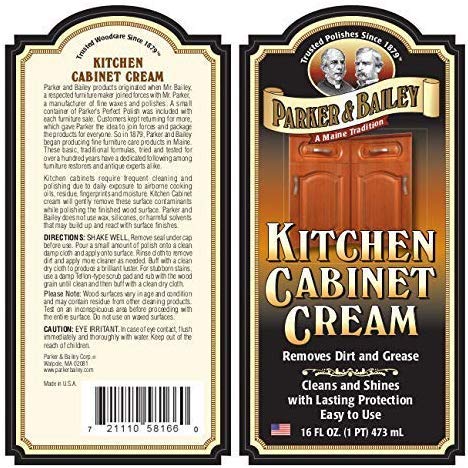 Parker and Bailey Kitchen Cabinet Cream-Wood Cleaner-Grease Remover 16 oz (1) 1 - BeesActive Australia