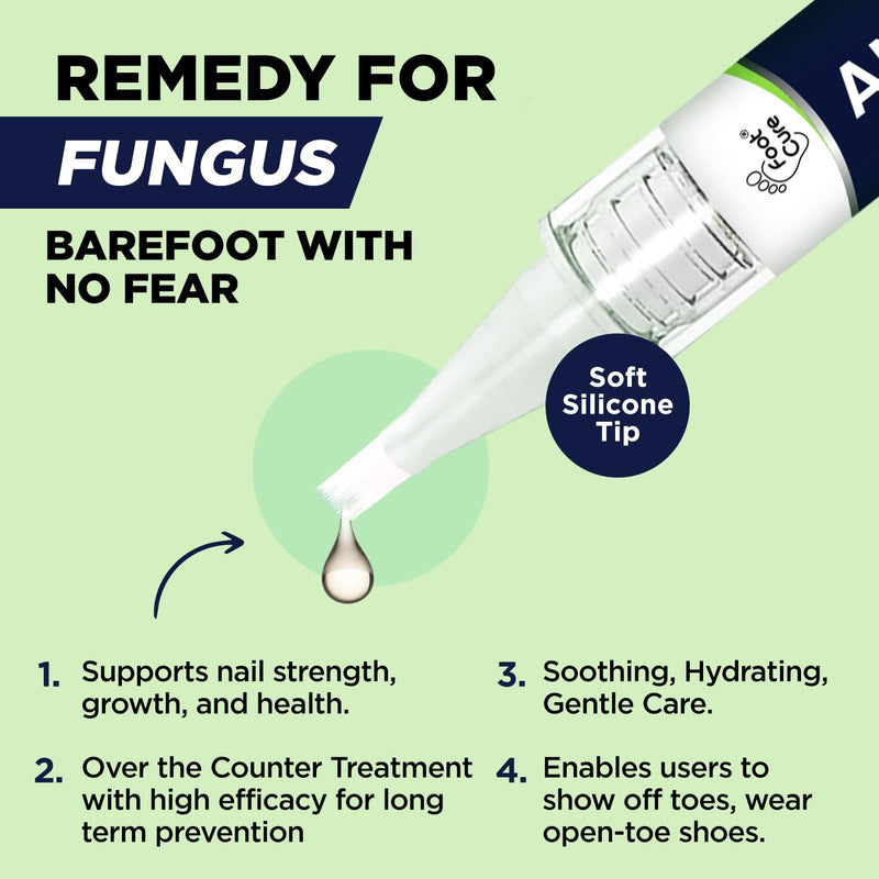 Footcure Antifungal Nail Treatment Pen – Extra Strength Toenail Fungus Treatment, 25% Undecylenic Acid for Toenails & Fingernails, Nail Fungus Repair Pen with Tea Tree & Oregano Oil, Made in USA 0.1 Fl Oz (Pack of 2)