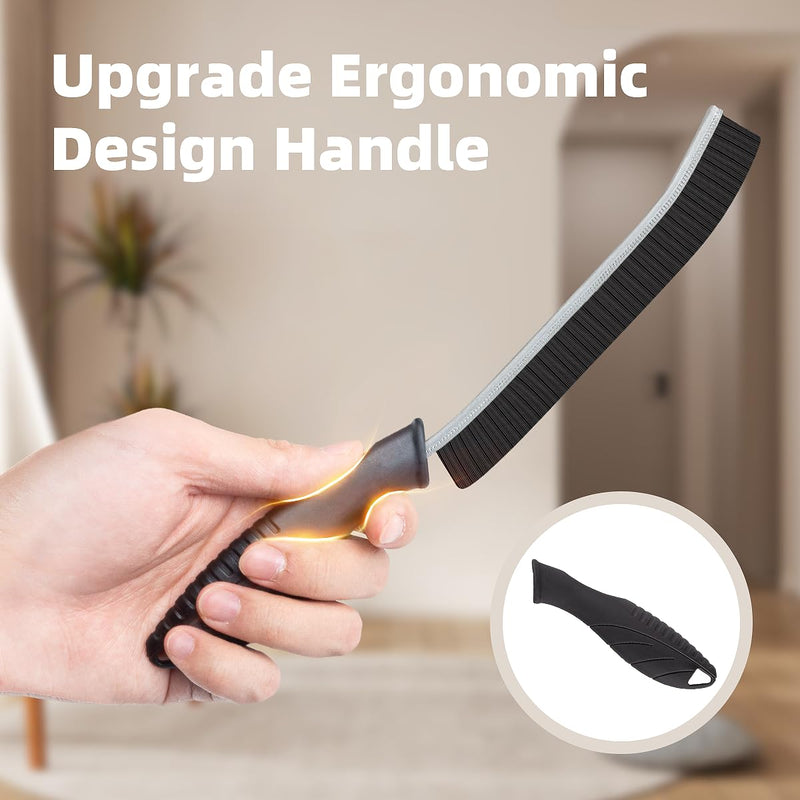 SXhyf Cleaning Brush - Hard Bristle Crevice Cleaning Brush, Multifunctional Gap Cleaning Scrub Brush, Cleaning Tools for Household Use, Home, Kitchen, Bathroom, Window, Vehicle, Faucets, Toilet, Grout Black Handles - BeesActive Australia