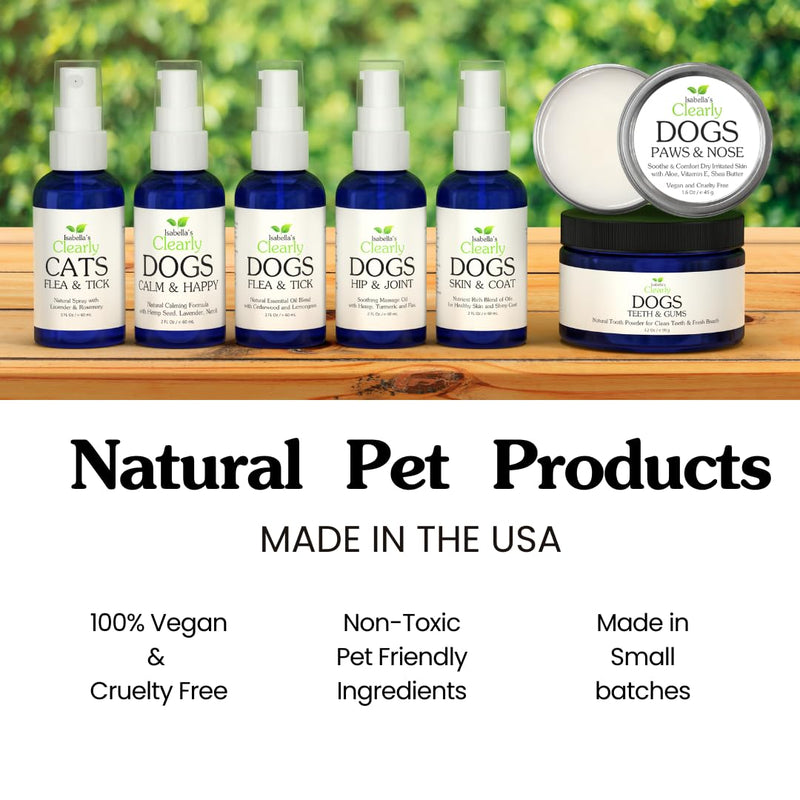 Isabella's Clearly Cats | Ticks and Fleas Product with Rosemary and Lavender | Topical Spray for Cats. Smells Great. Made in USA.