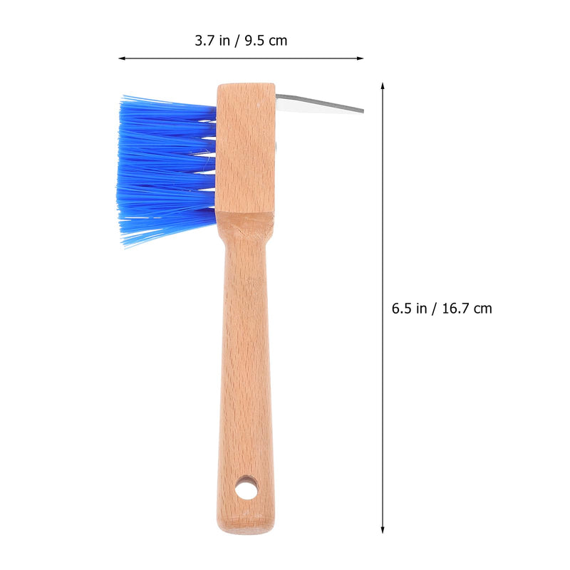 NOLITOY Horseshoe Brush Horseshoe Hook Hoof Tool Sheep Hoofpick Horse Grooming Horse Hoof Horse Head Hoof Pick Hoof Pick and Brush Grip Hoof Pick Horse Hoof Pick Hooves Portable Wooden - BeesActive Australia